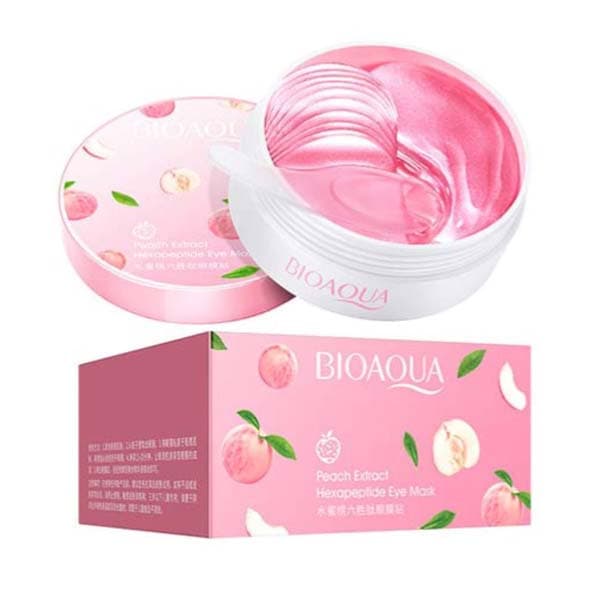 ماسک زیر چشم هلو بیوآکوا BIOAQUA مجموعه 60 عددی