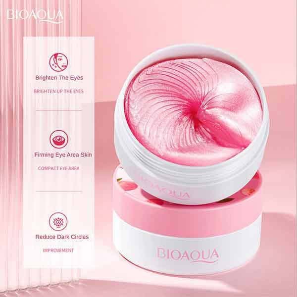 ماسک زیر چشم هلو بیوآکوا BIOAQUA مجموعه 60 عددی — تصویر ۳