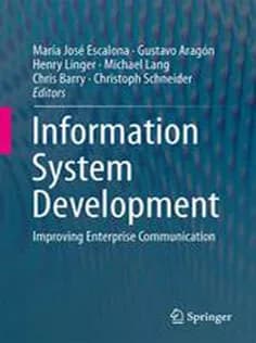 دانلود کتاب Information System Development: Improving Enterprise Communication