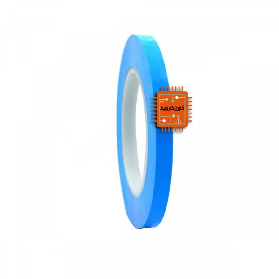 چسب دوطرفه بکلایت برچسب آبی عرض 1 سانتی متر (1cm)
