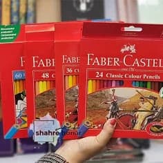 مداد رنگی 36 رنگ کلاسیک جعبه مقوایی فابر کاستل — تصویر ۳