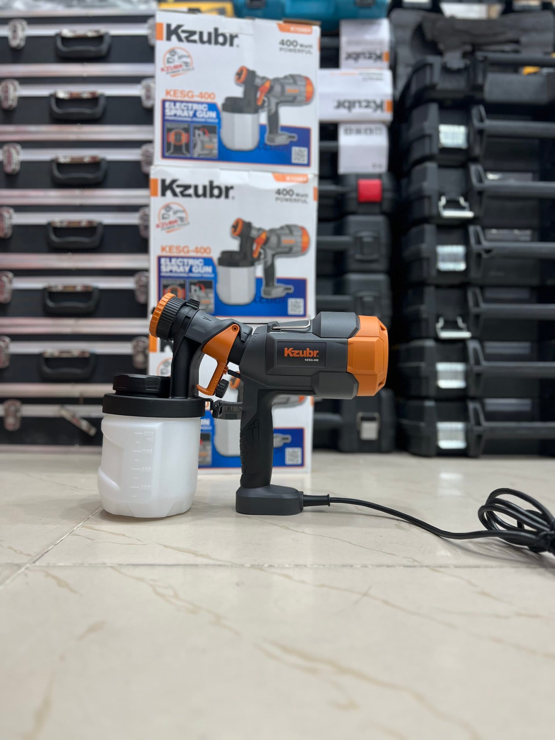 پیستوله رنگ پاش برقی زوبر 400 وات مدلKESG-400 K10464 Kzubr — تصویر ۵