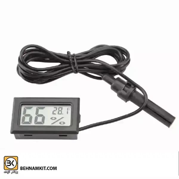 ماژول دماسنج و رطوبت سنج پنلی همراه با پراب
