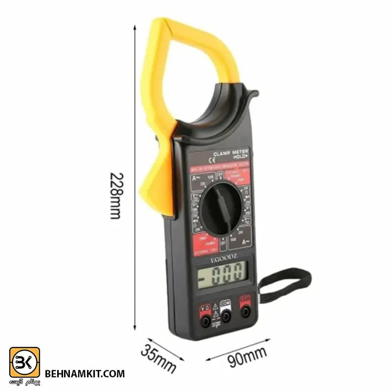 مولتی متر کلمپ دیجیتال DT-266 — تصویر ۳