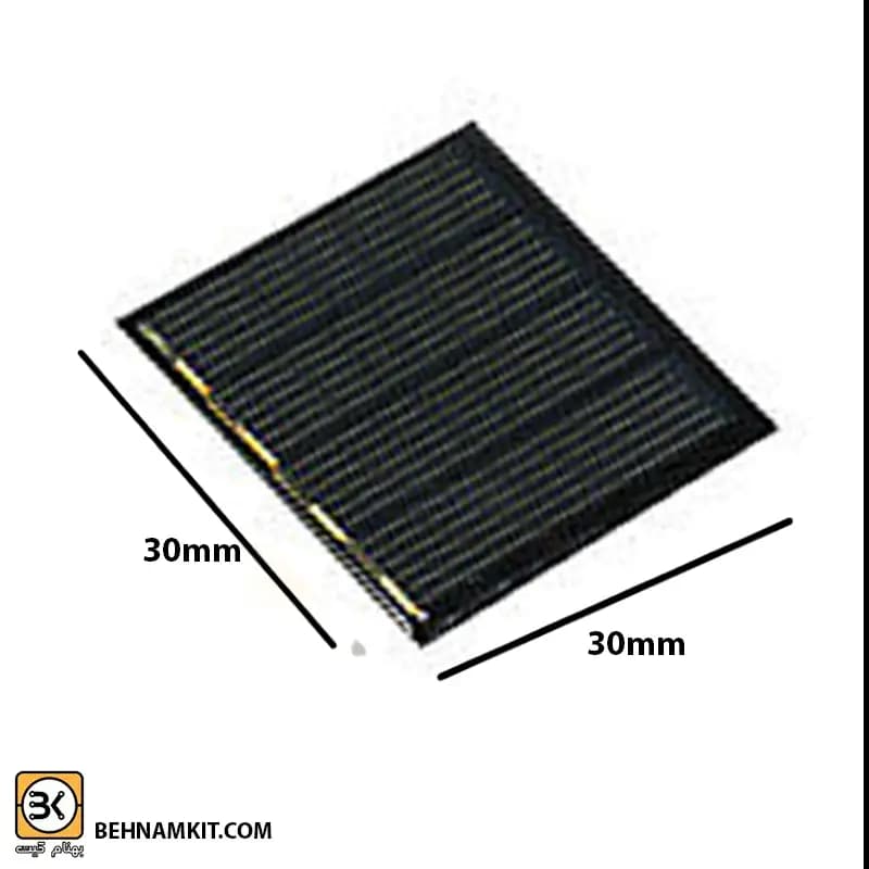 سولار / سلول خورشیدی Solar (3 x 3 Cm) 2V 60mA 0.12W