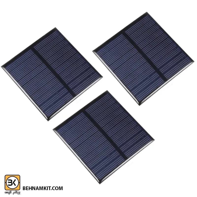 سولار / سلول خورشيدی Solar 5.5V 100mA 0.550W — تصویر ۲