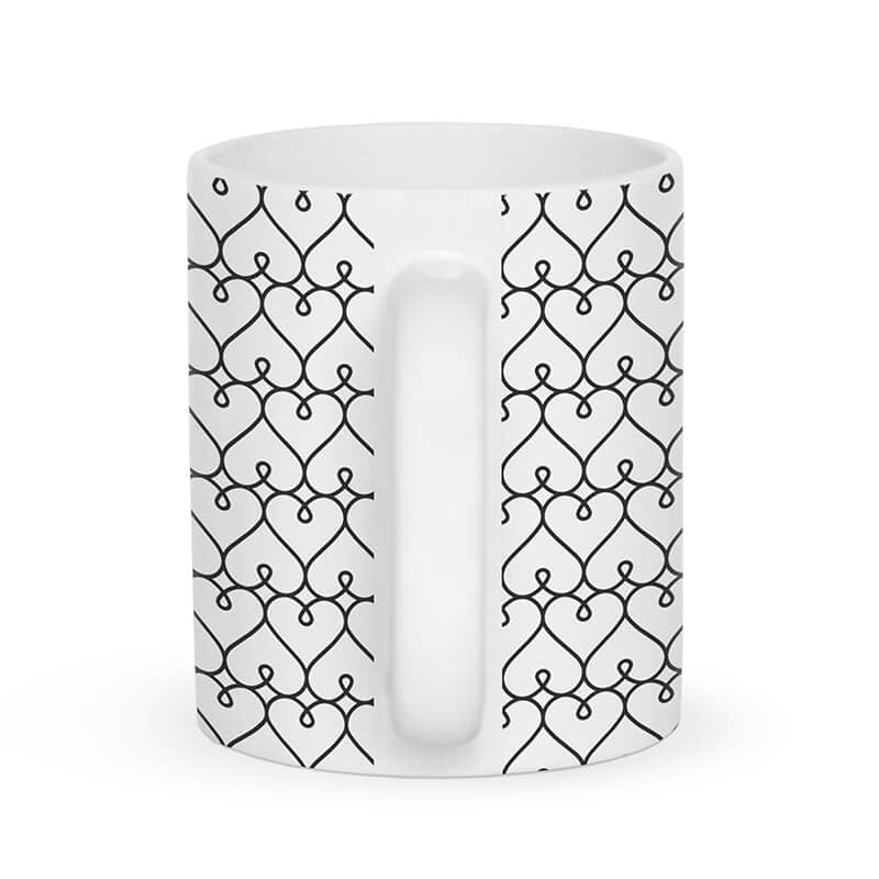 ماگ سرامیکی طرح قلب کد 1813 — تصویر ۴