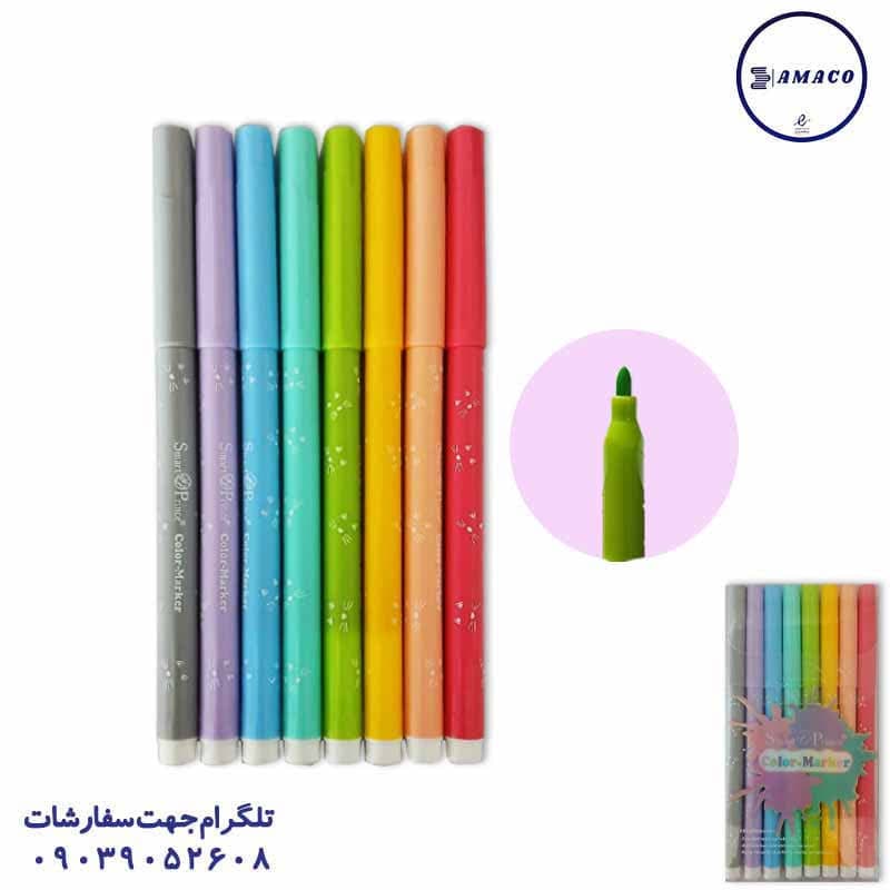 اسمارت پرنس – ماژیک نقاشی 8 رنگ پاستلی 400021*