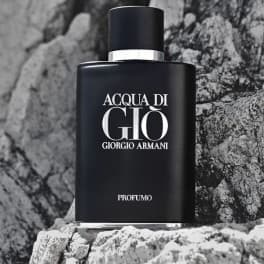 عطر ادکلن مردانه جورجیو آرمانی مدل آکوا دی جیو پروفومو مشکی Giorgio Armani Acqua di Gio Profumo حجم ۷۵ میلی لیتر | Giorgio Armani Acqua Di Gio Profumo Parfum For Men 75 ml — تصویر ۳