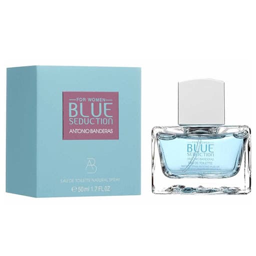 عطر ادکلن آنتونیو باندراس مدل بلو سداکشن زنانه Antonio Banderas Blue Seduction for women حجم۱۰۰ میلی لیتر | Antonio Banderas Blue Seduction De Toilette for women 100 ml — تصویر ۲