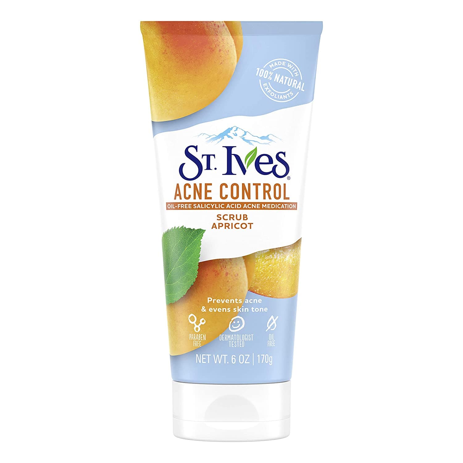 اسکراب صورت سینت ایوز مدل Apricot حجم ۱۷۰ میلی لیتر