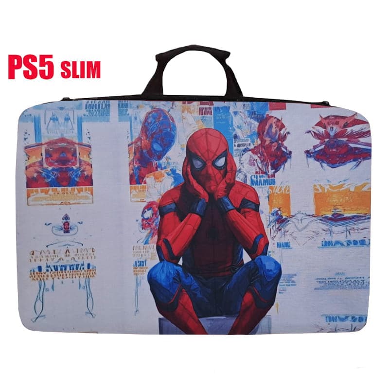 کیف حمل کنسول PS5 اسلیم طرح مرد عنکبوتی spiderman — تصویر ۲