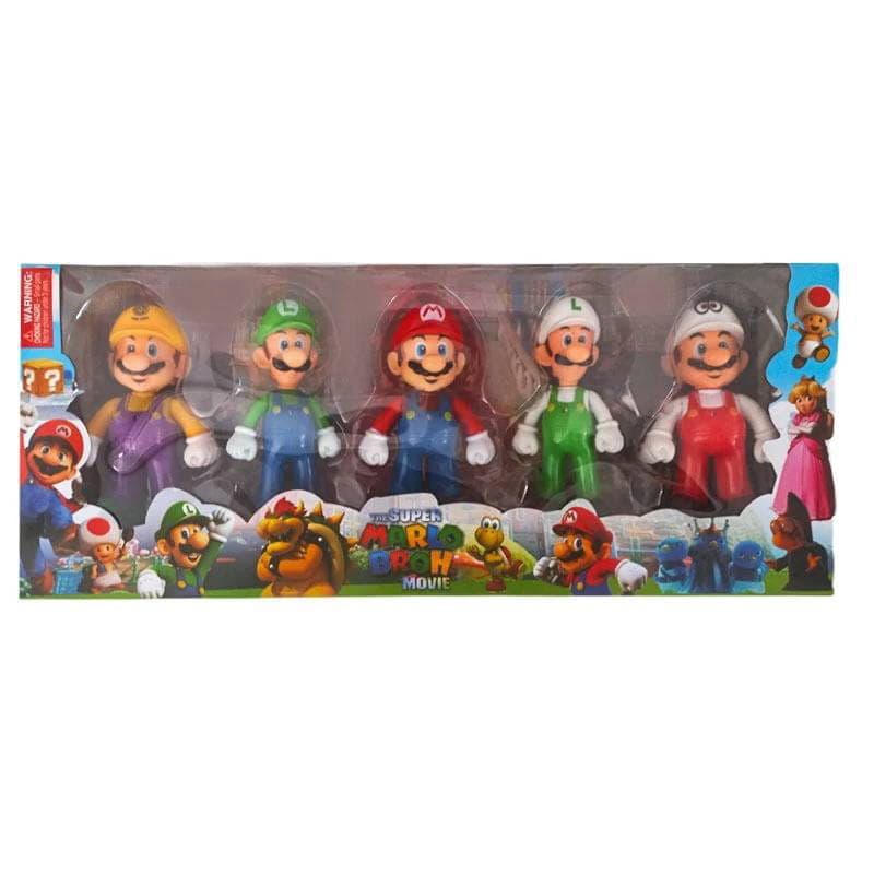 فیگور ماریو و لوئیجی Super Mario کد 107404 بسته 5 عددی — تصویر ۵