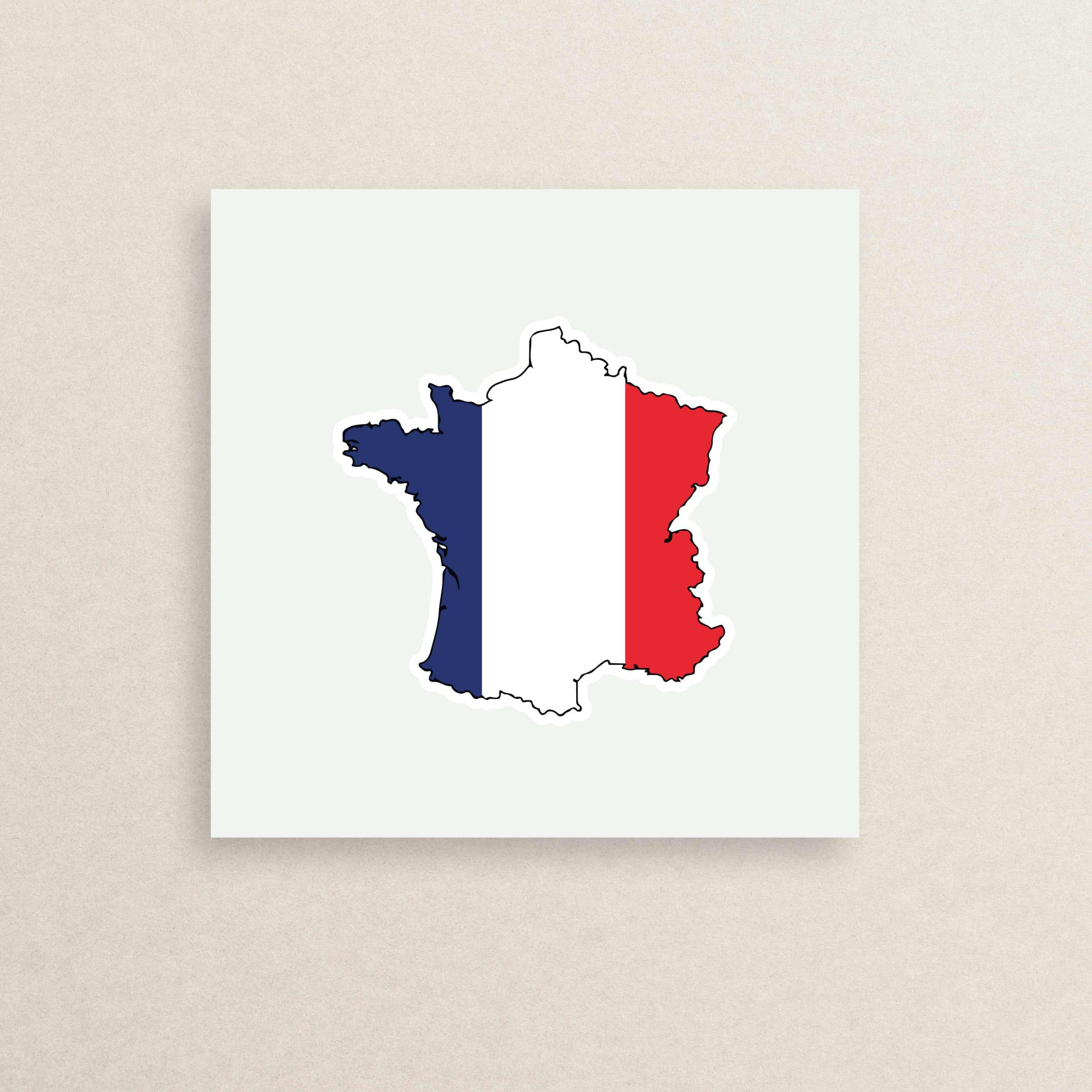 استیکر پرچم فرانسه 04 | France sticker 04