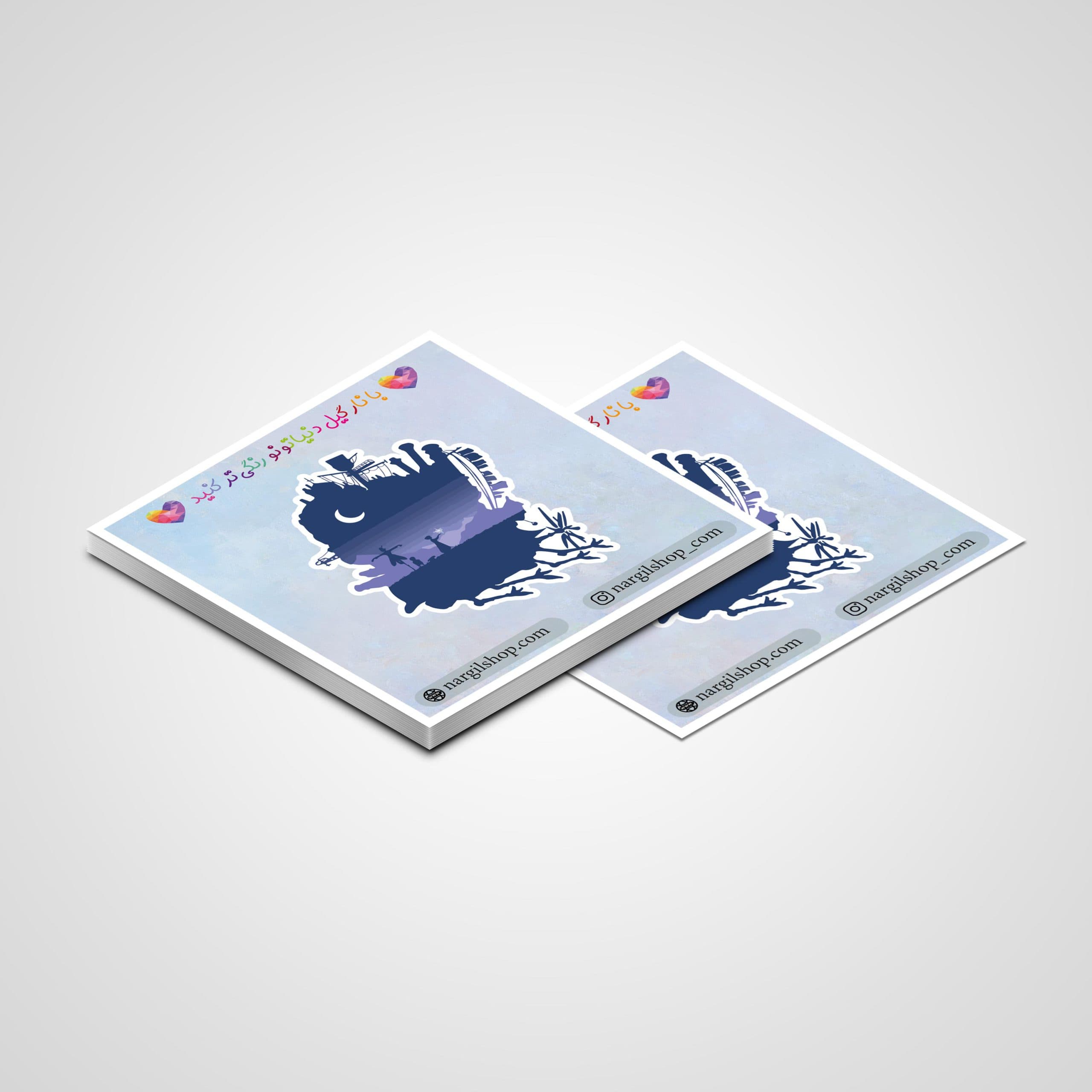 استیکر انیمه قلعه متحرک آقای هاول 06 |Howl moving castle sticker 06 — تصویر ۲