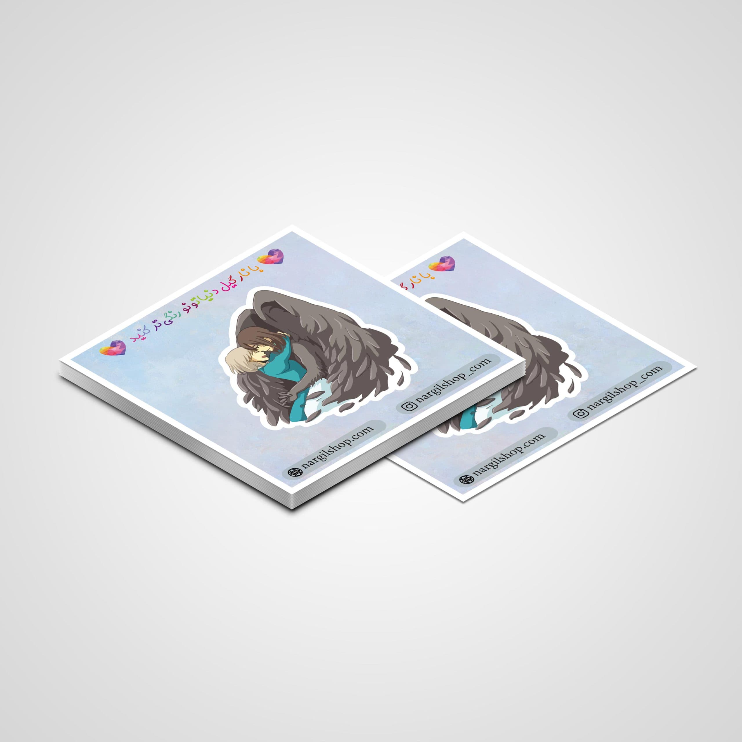 استیکر انیمه قلعه متحرک آقای هاول 03 |Howl moving castle sticker 03 — تصویر ۲