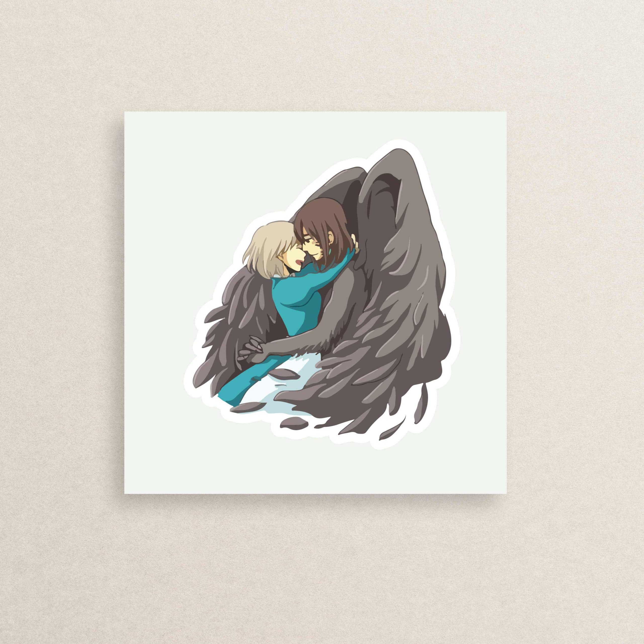 استیکر انیمه قلعه متحرک آقای هاول 03 |Howl moving castle sticker 03
