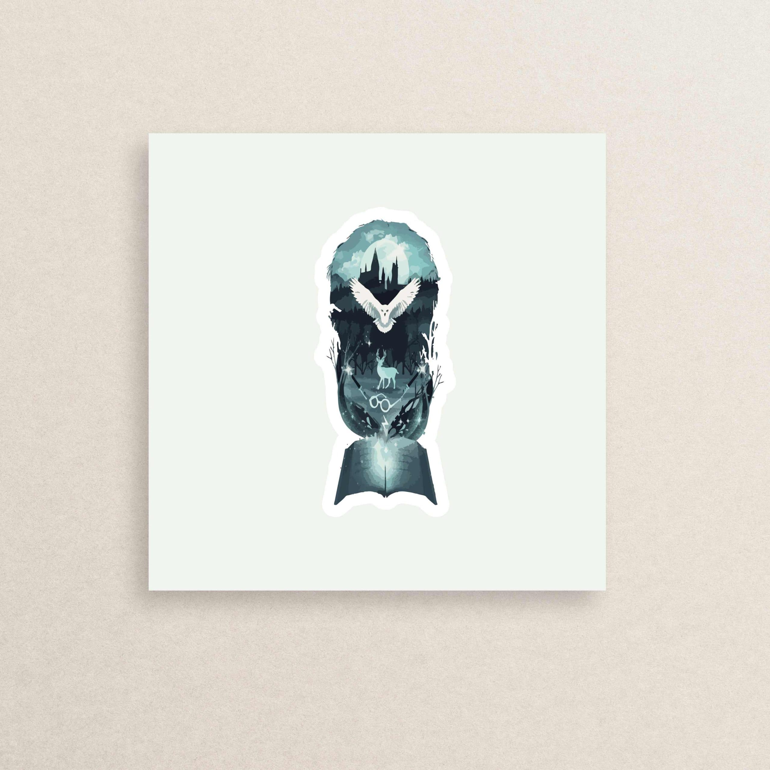 استیکر لوگوی هری پاتر 11 | 11 Harry potter sticker