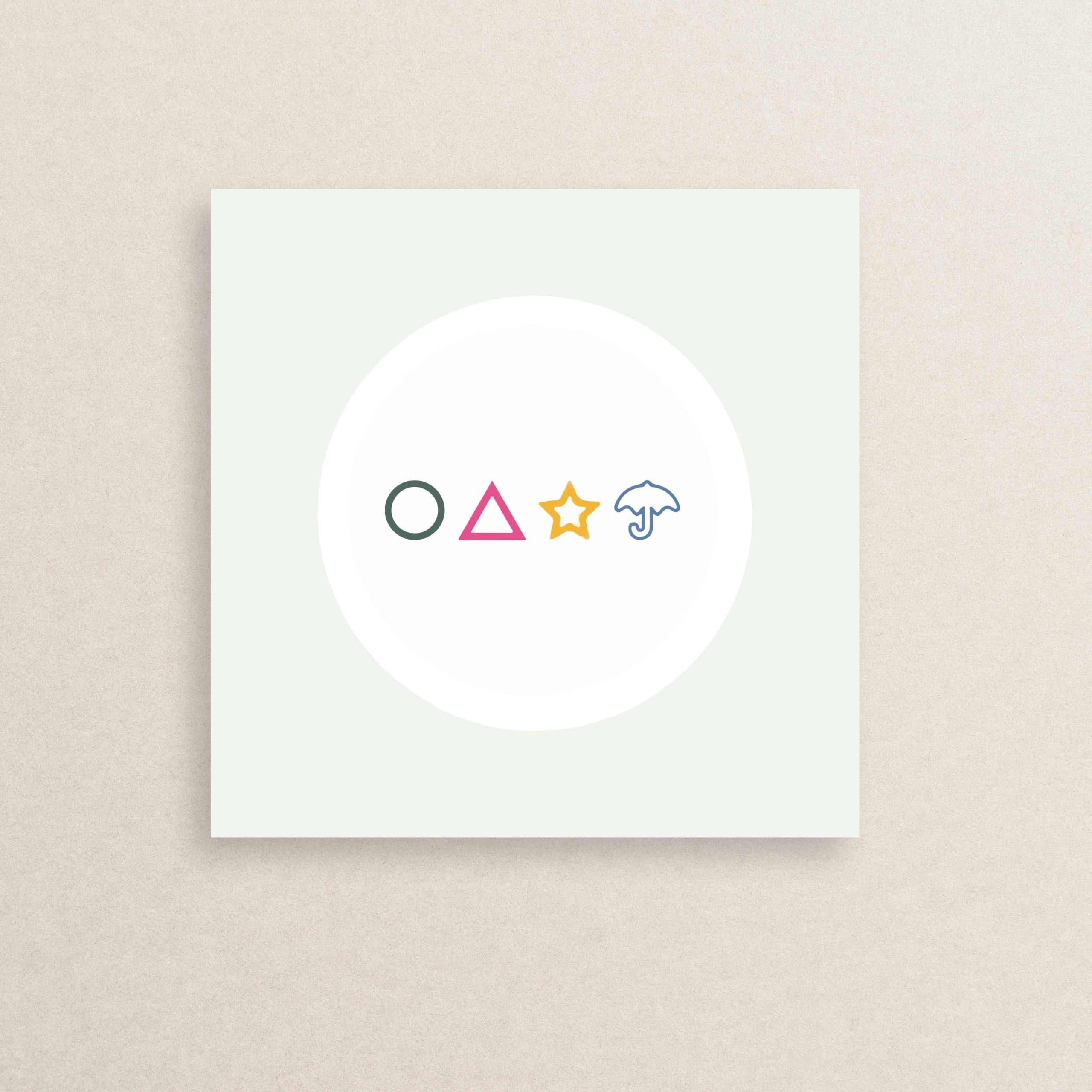 استیکر سریال بازی مرکب 03 | Squid game sticker 03