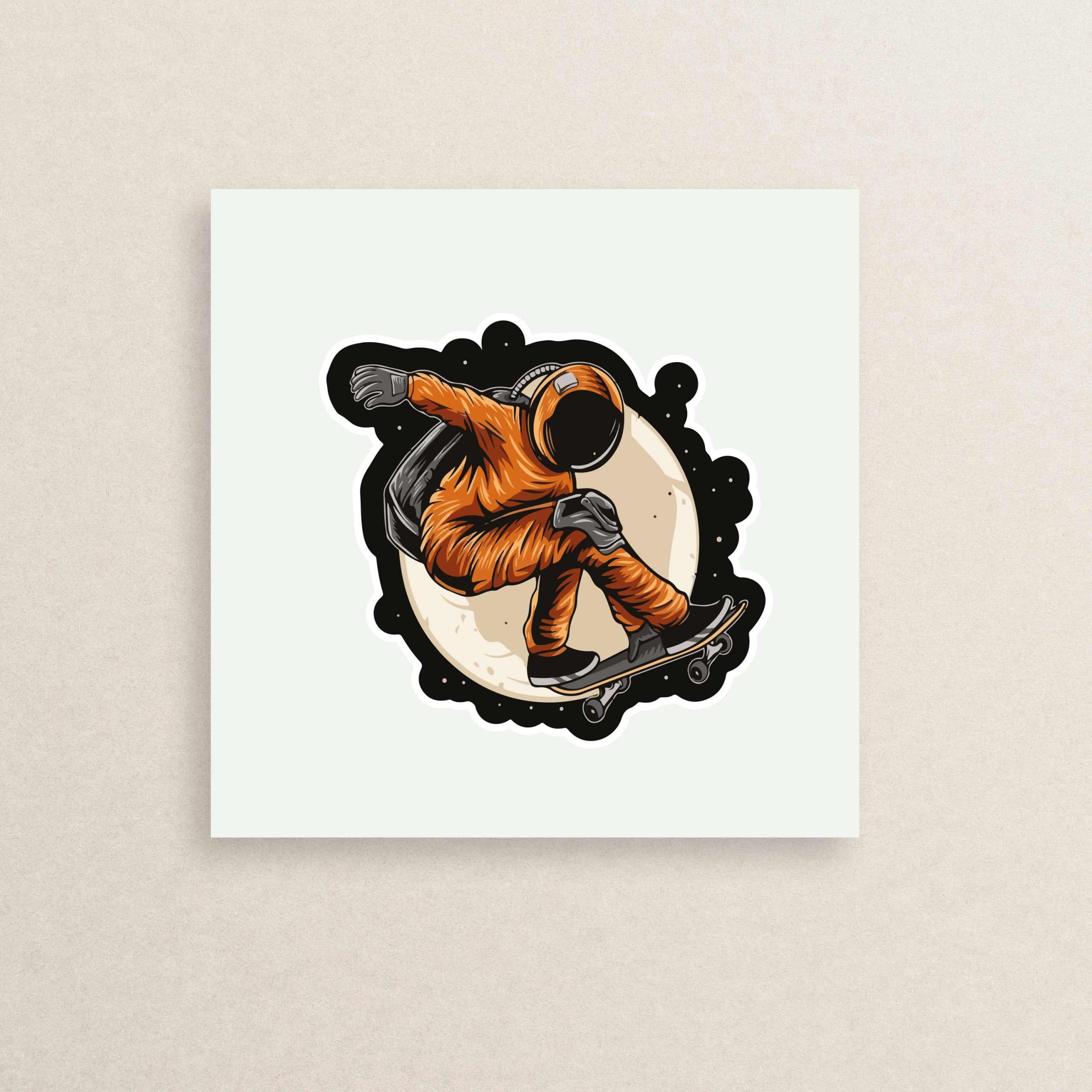 استیکر فضانورد 06 | Astronaut sticker 06