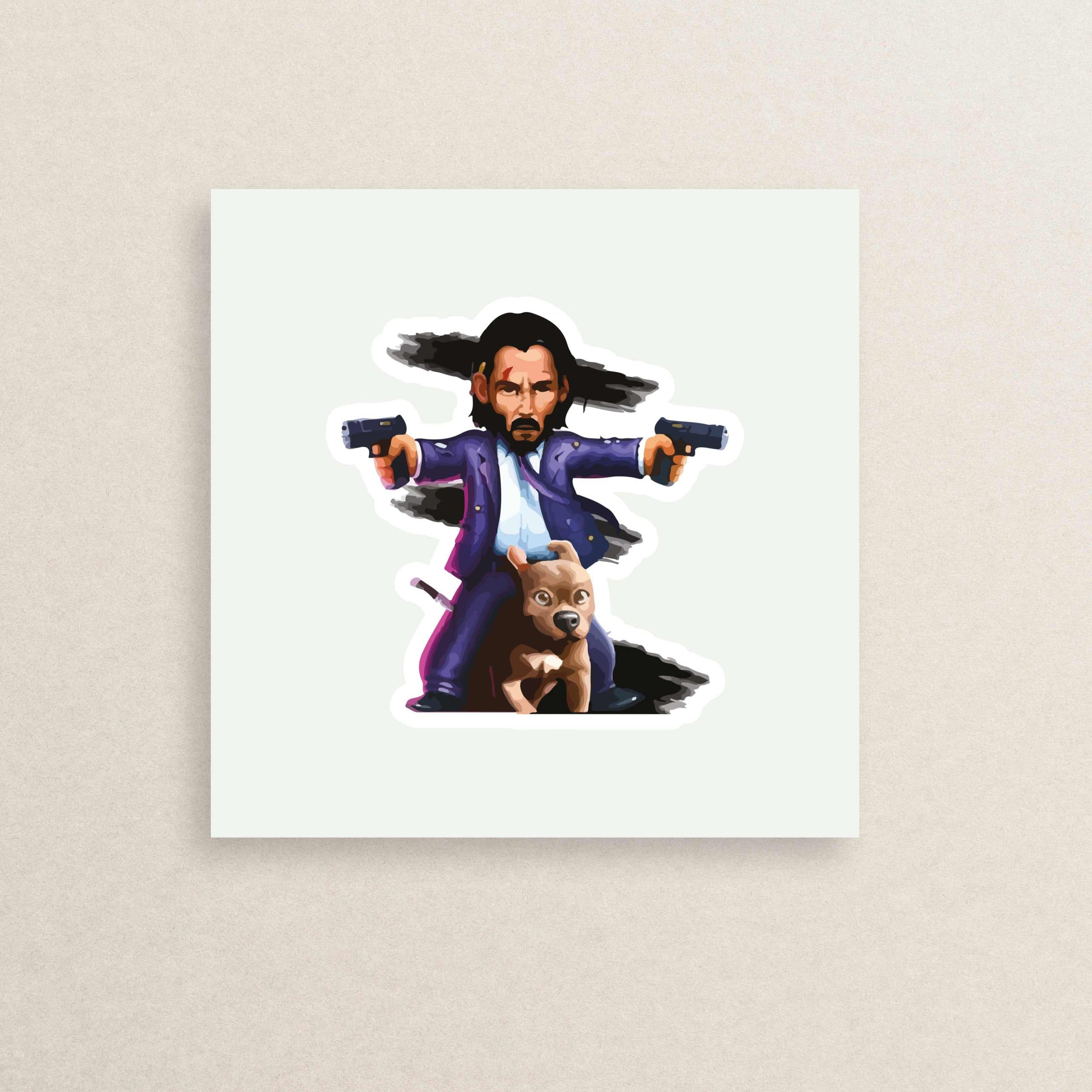 استیکر فیلم جان ویک 04 | 04 John Wick sticker