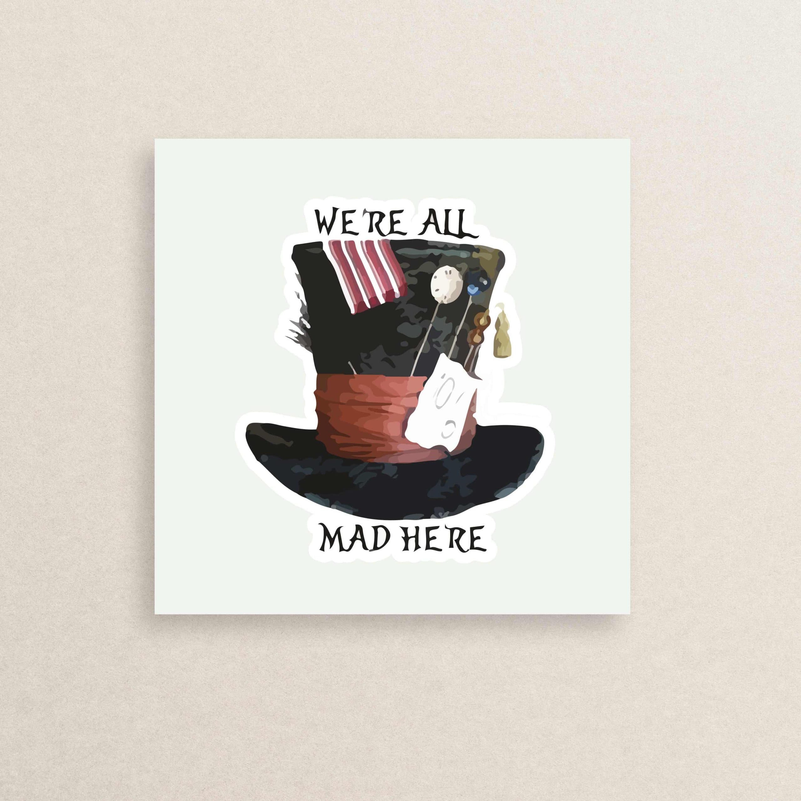 استیکر آلیس در سرزمین عجایب – هتر 01 | Alice in wonderland – Hatter sticker 01