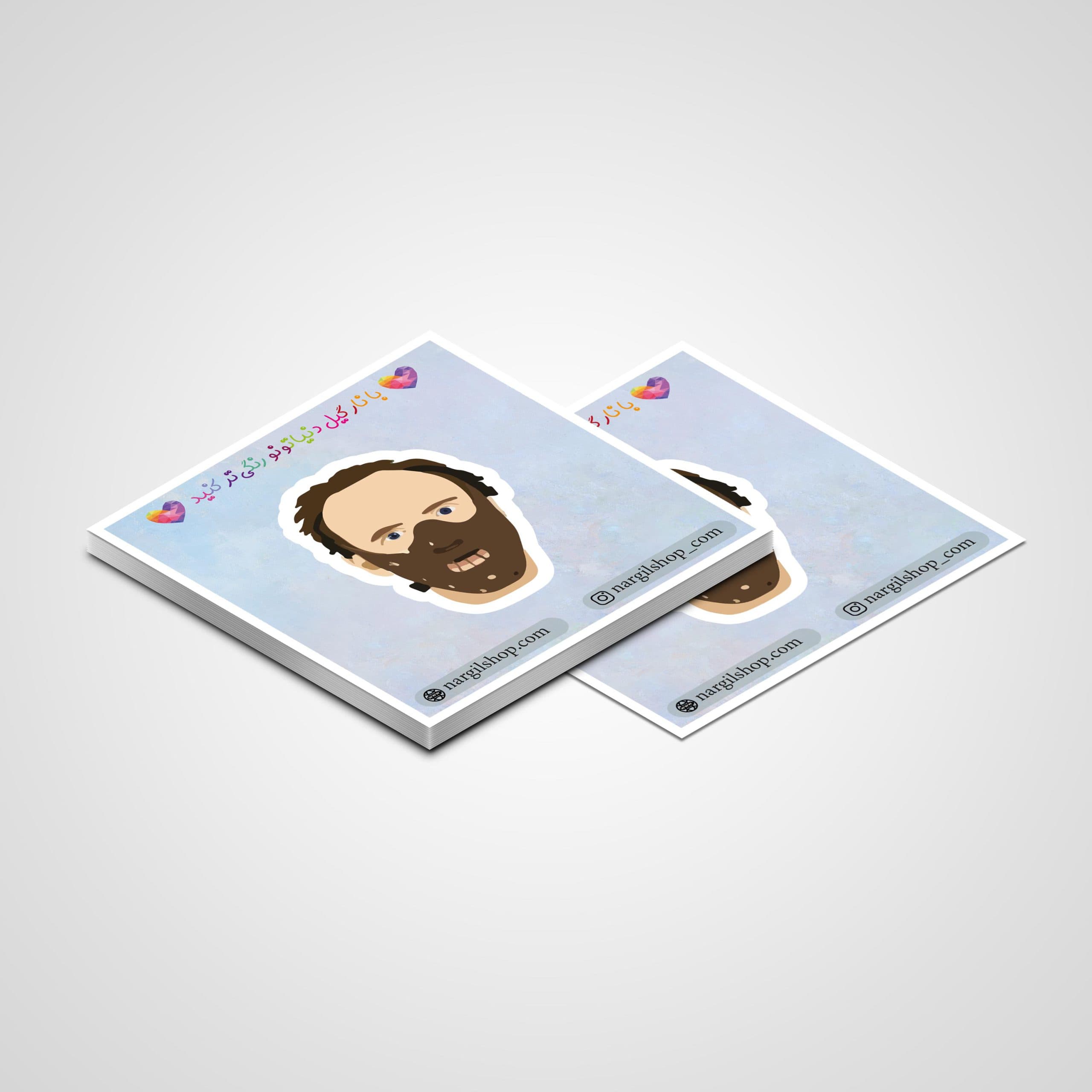 استیکر فیلم سکوت بره ها هانیبال لکتر 02 | 02 silence of lambs Hannibal Lecter sticker — تصویر ۲