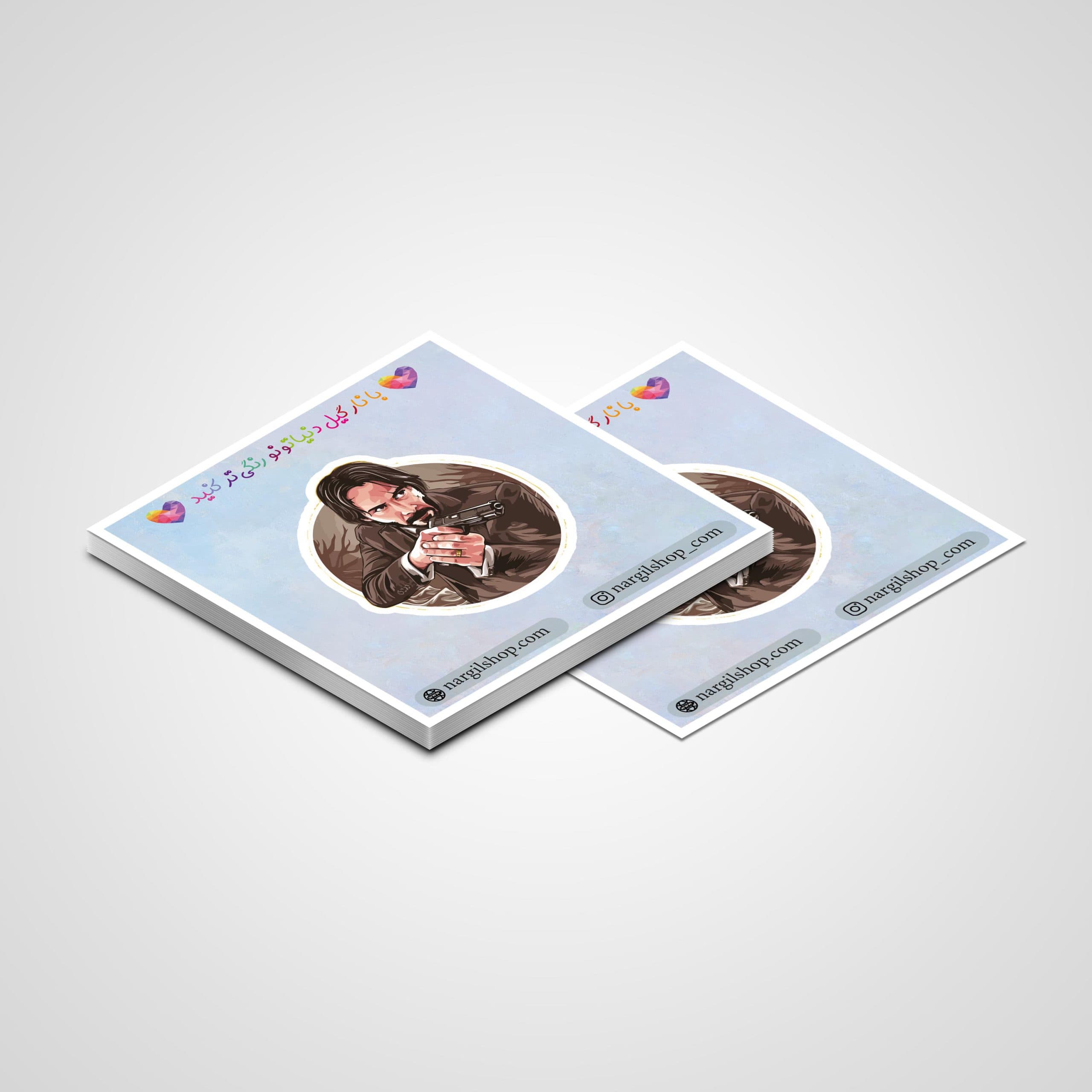 استیکر فیلم جان ویک 02 | 02 John Wick sticker — تصویر ۲