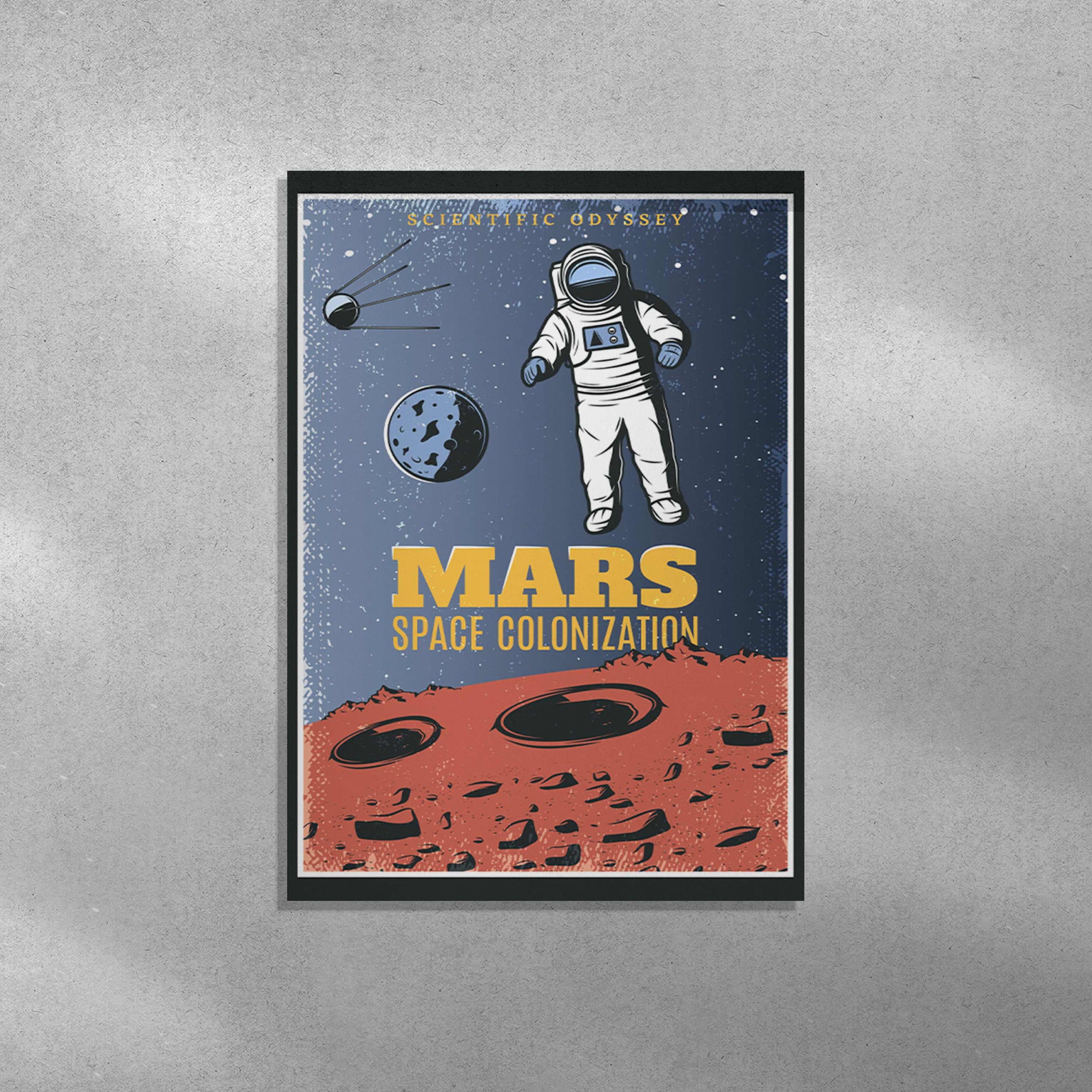 پوستر فضایی مریخ 07 | Mars Space Poster 07