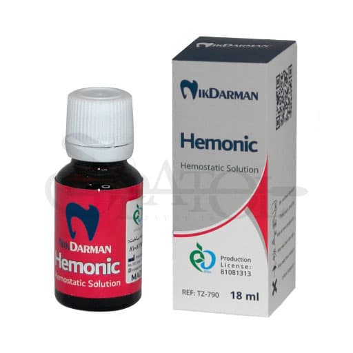 محلول قطره انعقاد خون نیک درمان Hemonic 25% Nik Darman