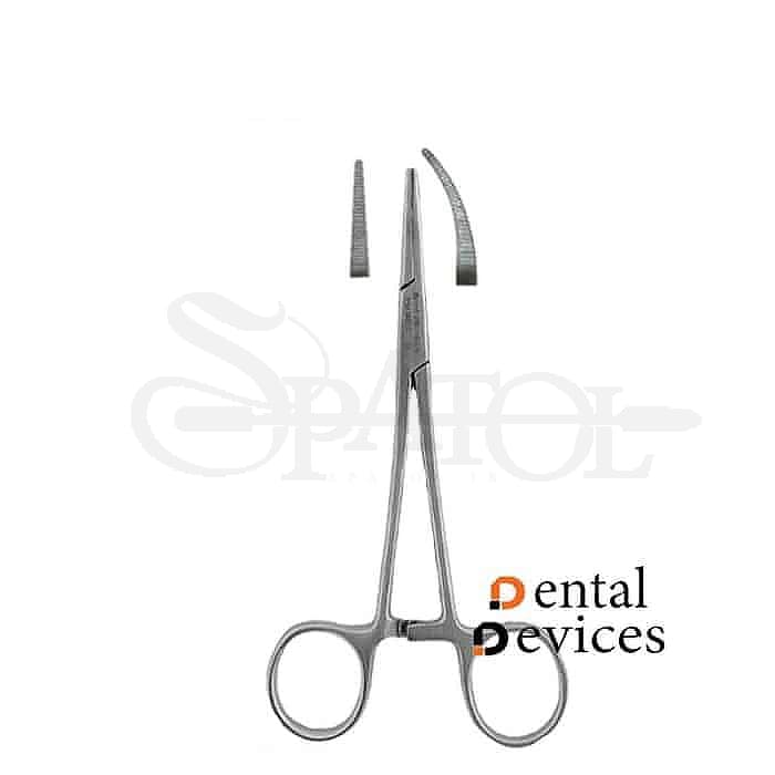 هموستات ۱۲.۵سانتی متر دنتال دیوایس ( سرصاف و کج )Dental Devices