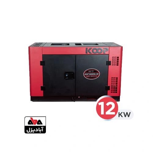 موتور برق دیزلی کوپ 12 کیلووات مدل KDF16000Q-3D