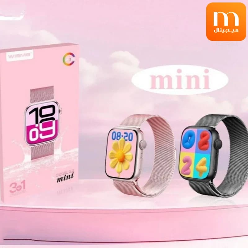 ساعت هوشمند شامل 3 عدد بند همراه مدل WISME X29 Mini — تصویر ۳