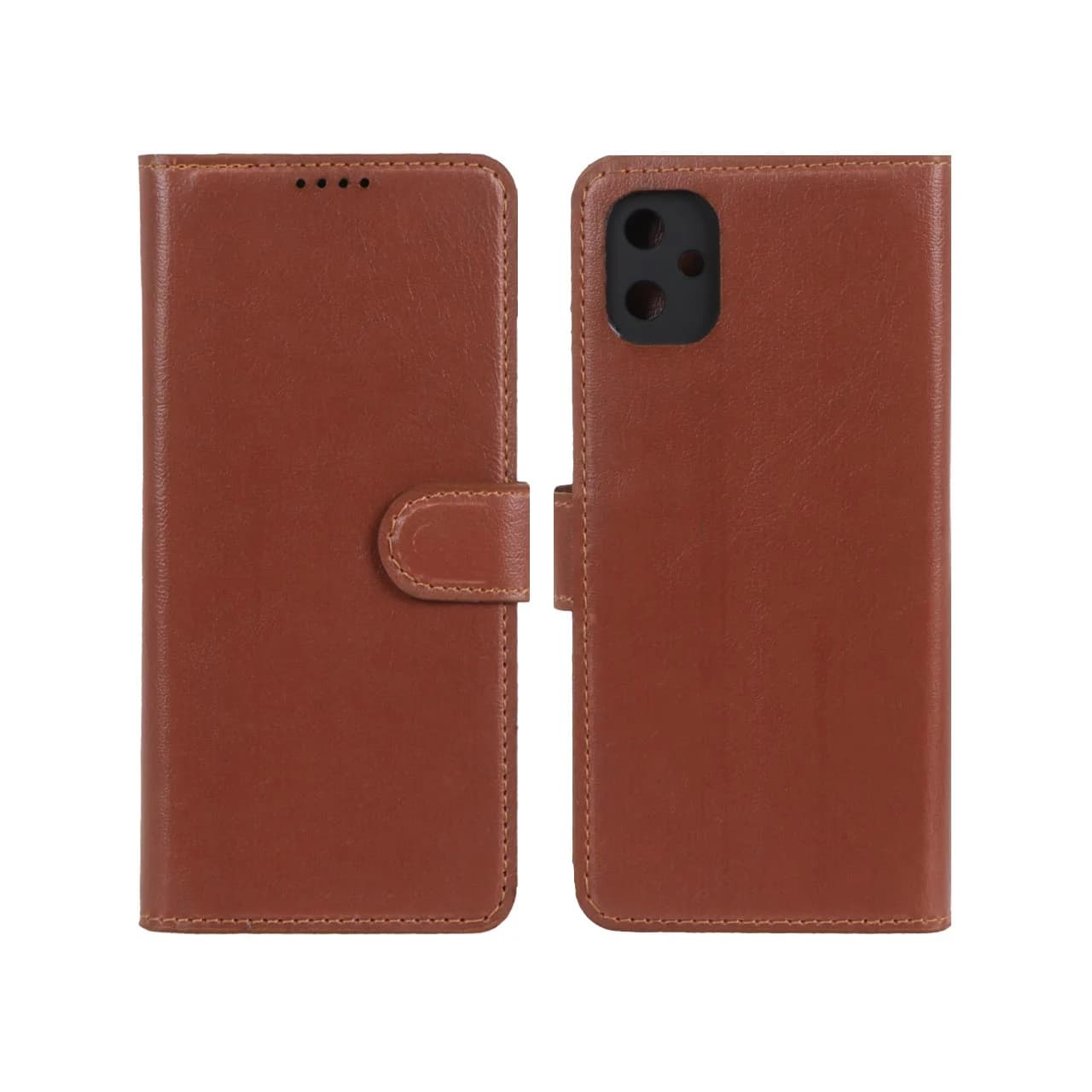 کیف موبایل چرمی مگنتی محافظ لنزدار Samsung Galaxy A05 / M05 / F05 — تصویر ۳