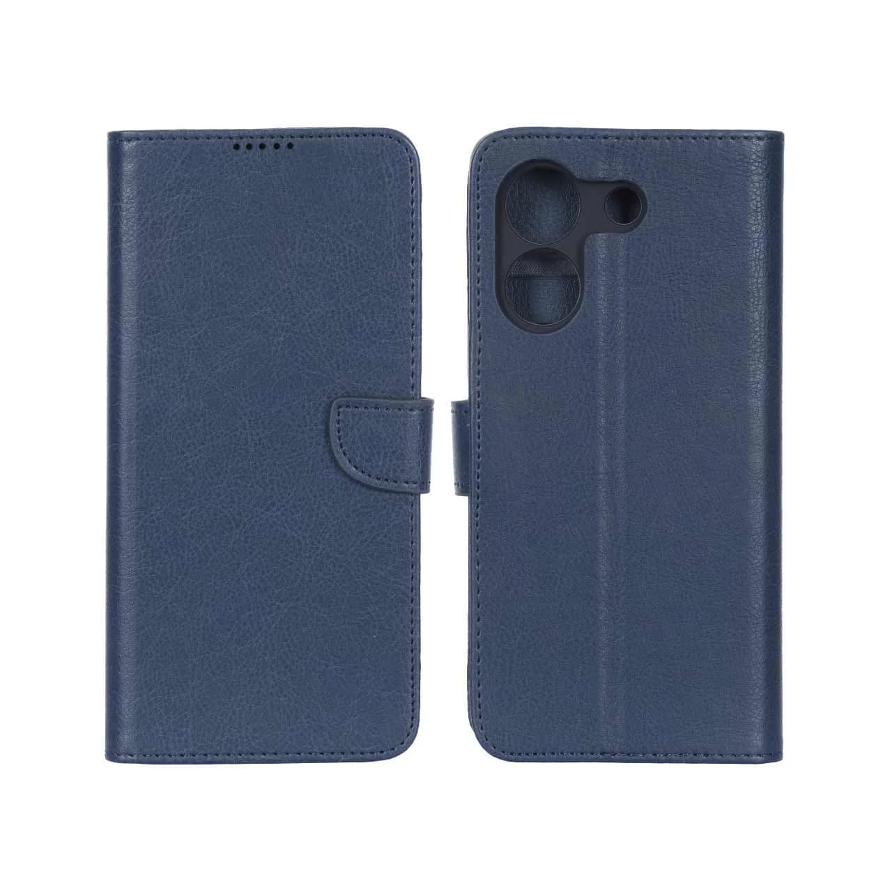 کیف چرمی موبایل مگنتی محافظ لنزدار KRF مدل Xiaomi Poco M7 Pro 5G — تصویر ۲