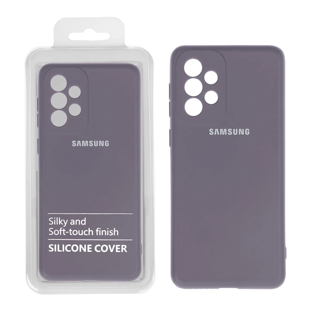 قاب نیو سیلیکون محافظ لنزدار RFF مدل Samsung A33 بنفش (پک دار)