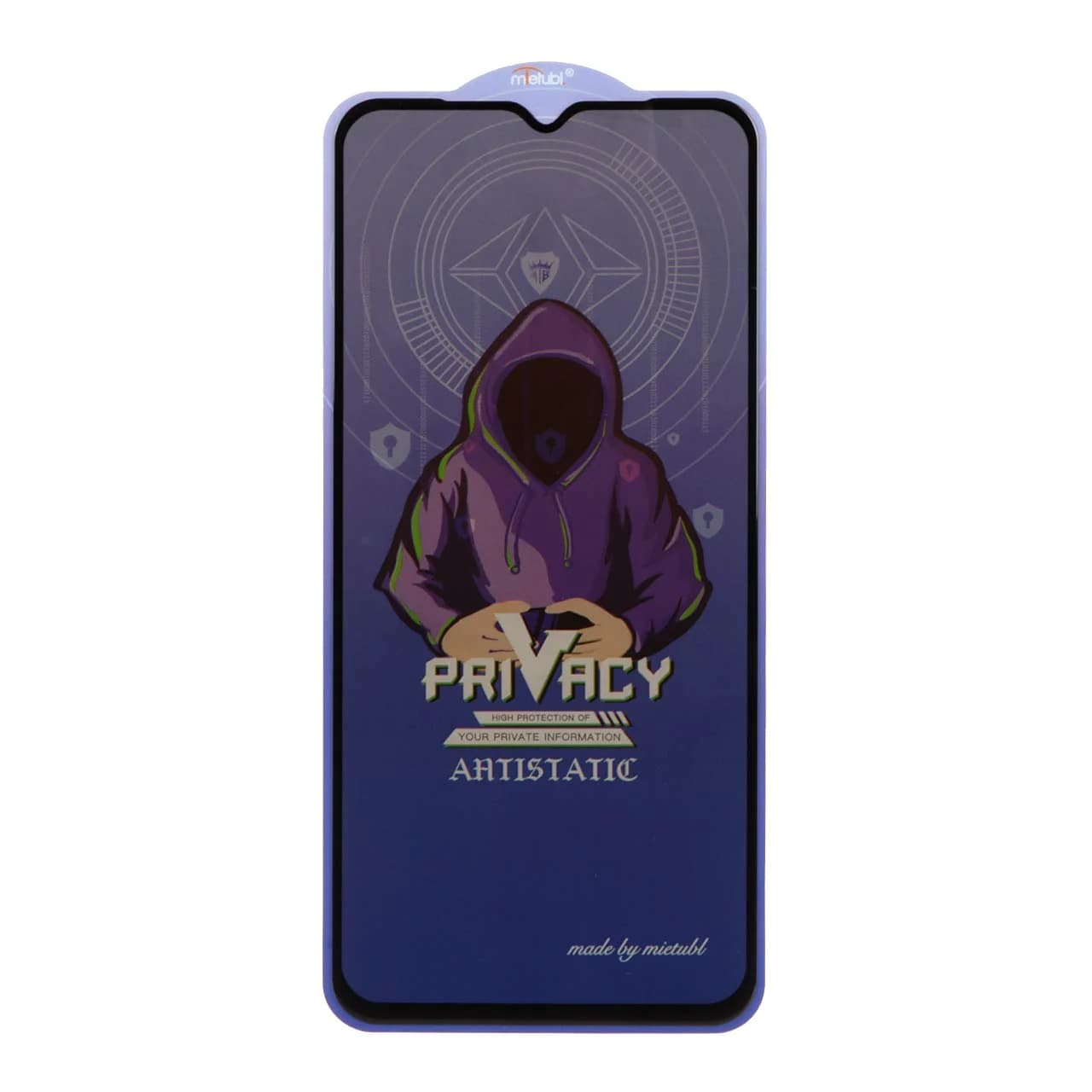 محافظ صفحه نمایش شیشه ای Full Cover Mietubl Anti Static Privacy مدل Samsung Galaxy A12 / A02 / A02S / A03 / A03S / A03 Core / A04 / A04S / A04E / A13 / A23 / A32 5G / M02 / M04 / M12 / M13 / M23 / M33