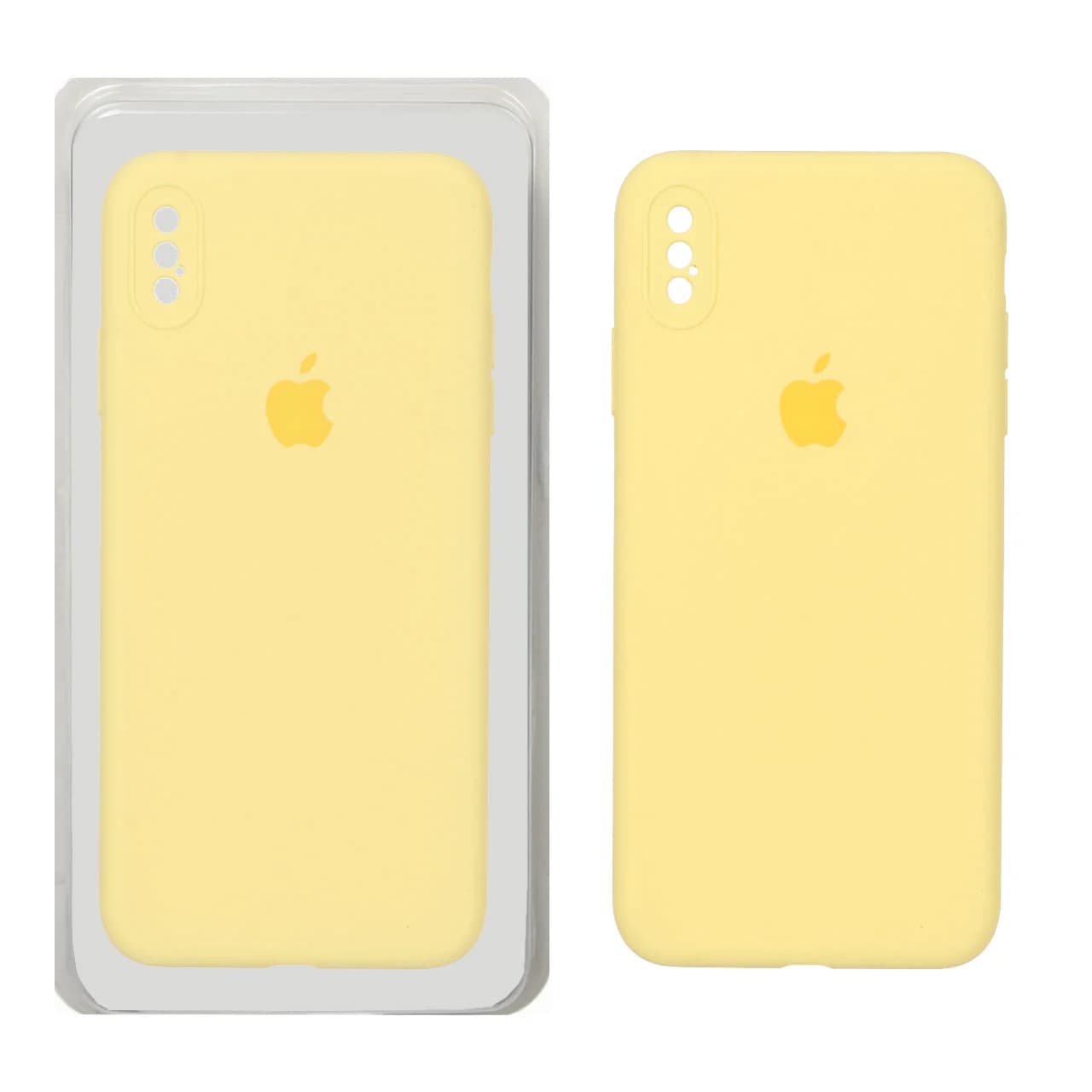 قاب سیلیکونی پاک کنی محافظ لنزدار اورجینال Apple iPhone X Max / iPhone XS Max — تصویر ۴
