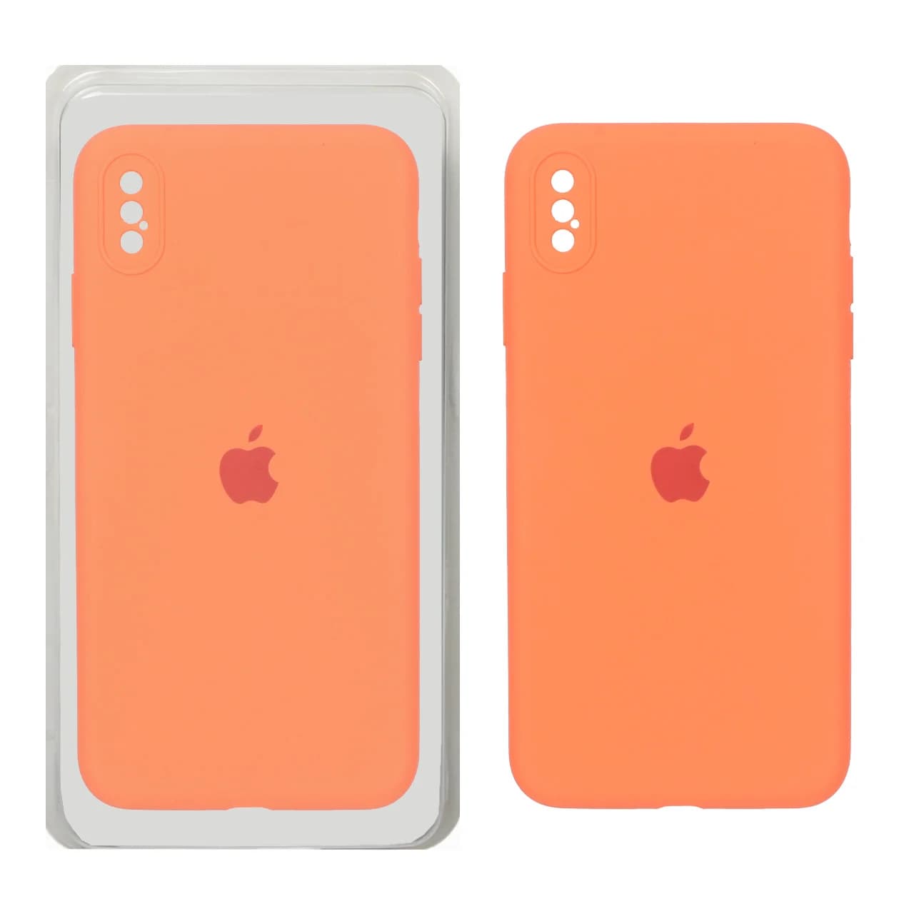 قاب سیلیکونی پاک کنی محافظ لنزدار اورجینال Apple iPhone X Max / iPhone XS Max — تصویر ۷