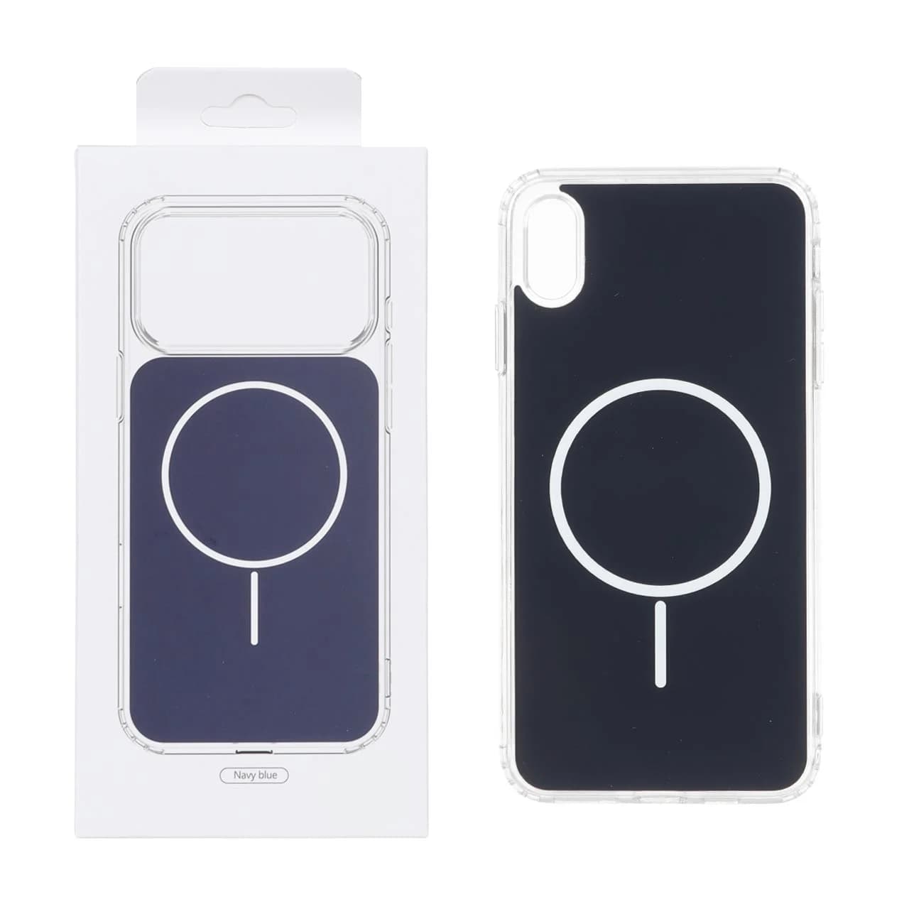 قاب پشت رنگی دور ژله ای با قابلیت شارژ MagSafe مدل Apple iPhone X Max / iPhone XS Max — تصویر ۳