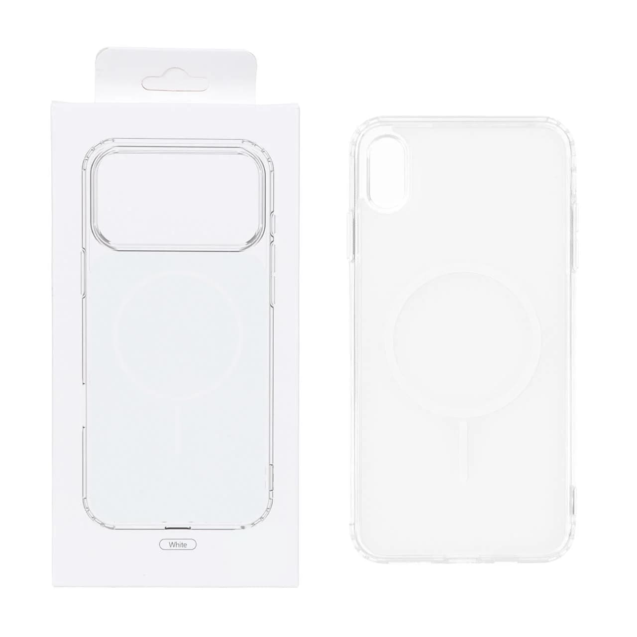 قاب پشت رنگی دور ژله ای با قابلیت شارژ MagSafe مدل Apple iPhone X Max / iPhone XS Max — تصویر ۲