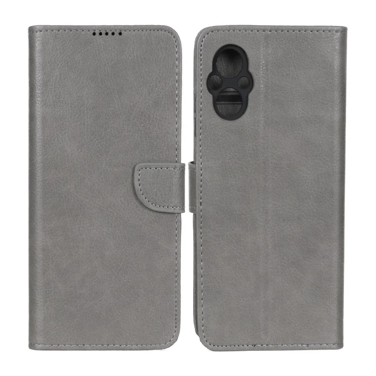 کیف چرمی موبایل مگنتی محافظ لنزدار KRF مدل Xiaomi Poco M5