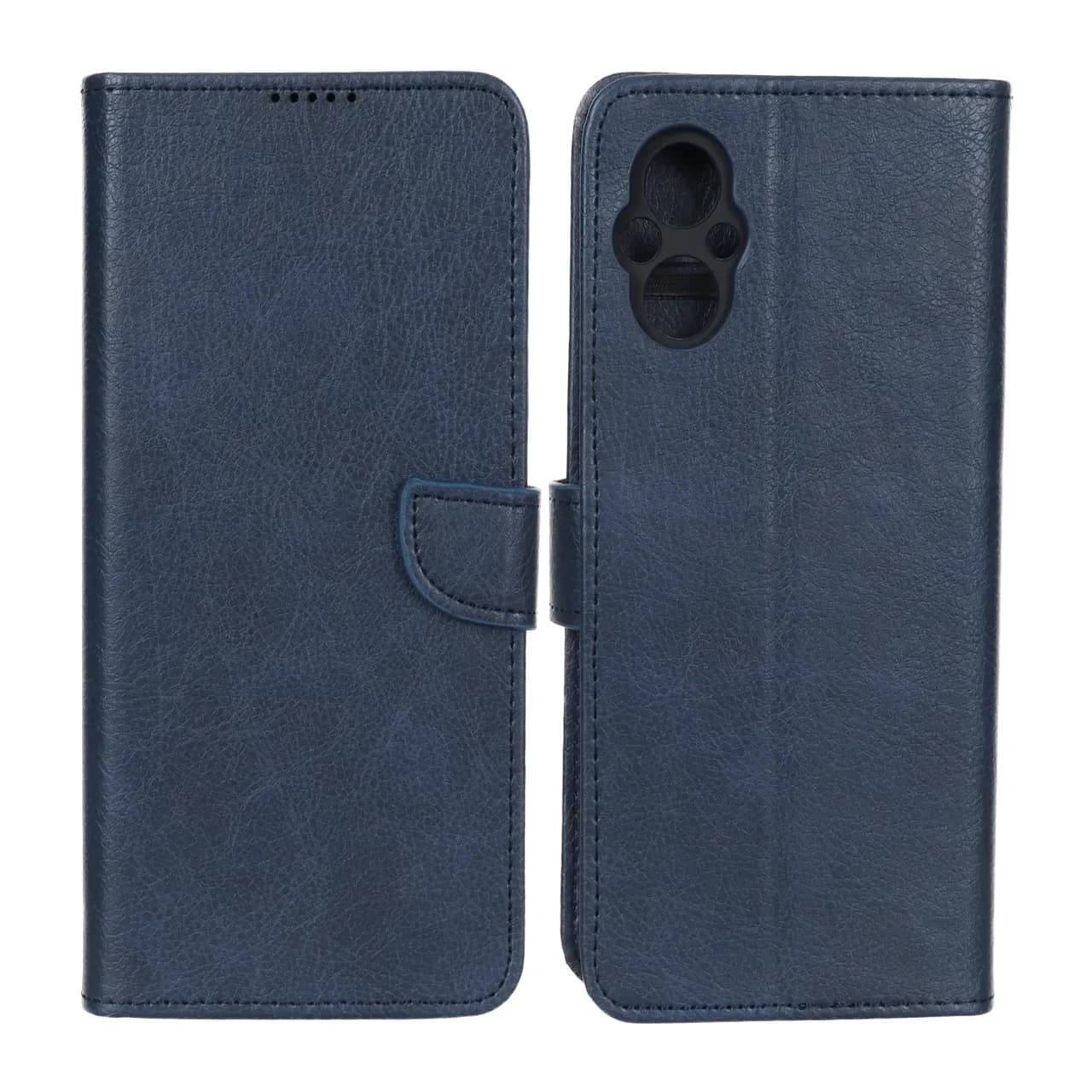 کیف چرمی موبایل مگنتی محافظ لنزدار KRF مدل Xiaomi Poco M5 — تصویر ۲