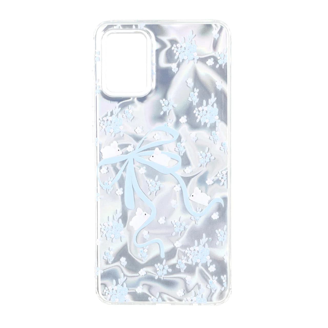 قاب Silver Cloud دور ژله ای طرح دار Samsung Galaxy A31