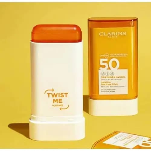 ضد آفتاب استیکی کلارنس SPF50 های کپی| خرید ضد آفتاب بی رنگ Clarins