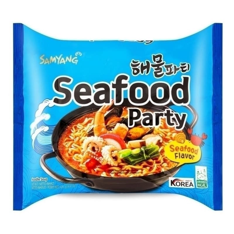 نودل کره ای غذای دریایی سامیانگ رامن SAMYANG