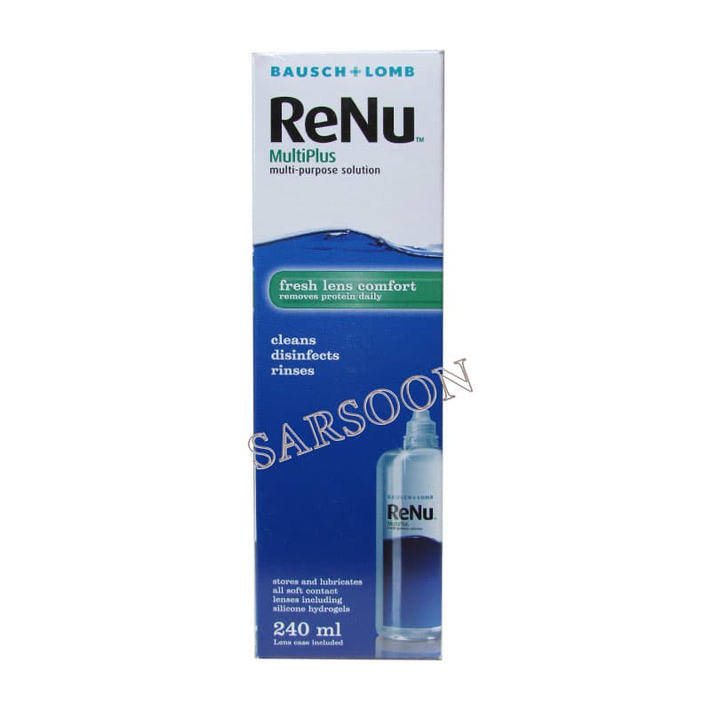 رنیو محلول لنز RENU MULTI PLUS POSE SOLUTION 240 ml — تصویر ۲