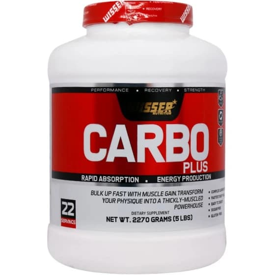 پودر کربو پلاس ویثر 2270 گرم آلبالویی Wisser Carbo Plus Powder 2270 g