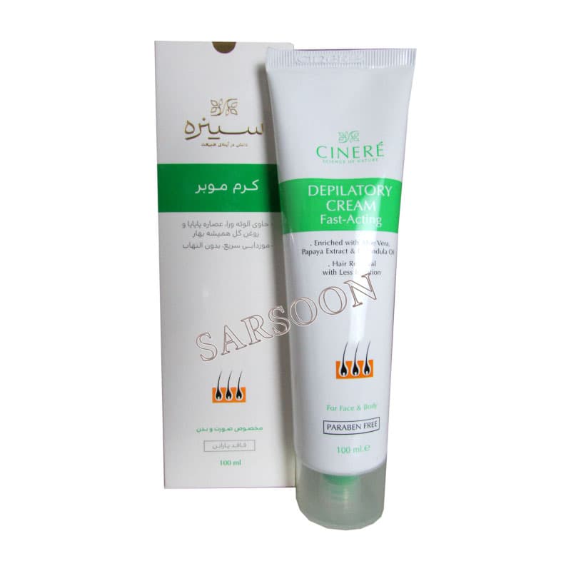 کرم موبر سینره Cinere Depilatory Cream Fast Acting 100 ml — تصویر ۲