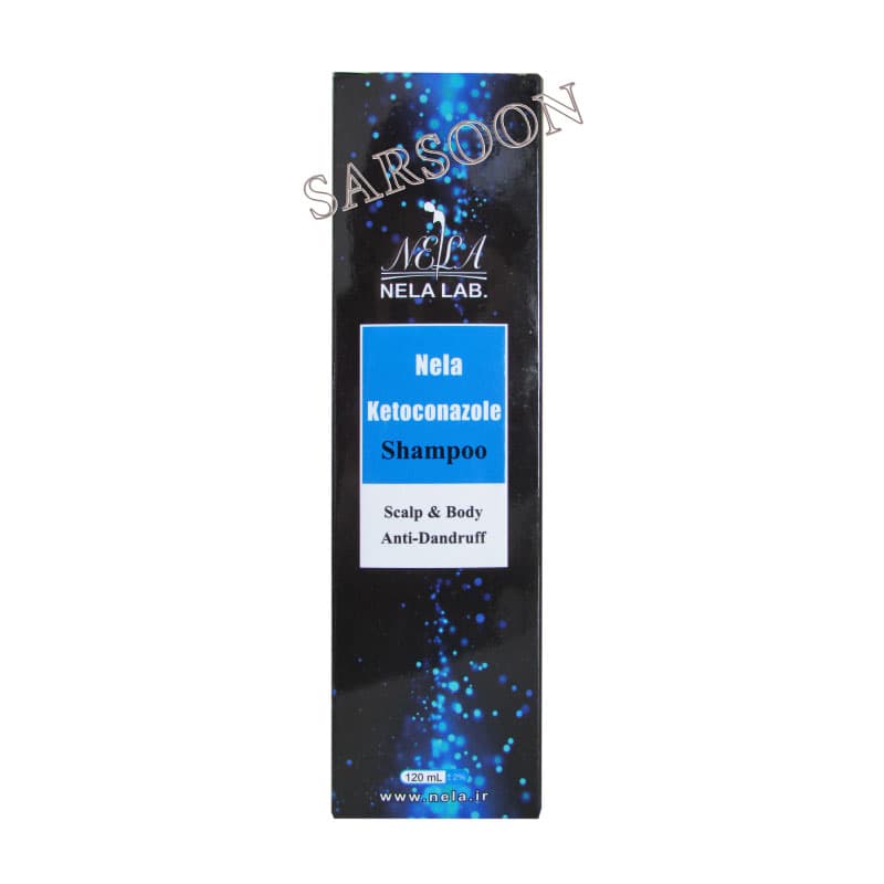 شامپو ضد شوره کتوکونازول نلا Nela Ketoconazole Shampoo 120 ml